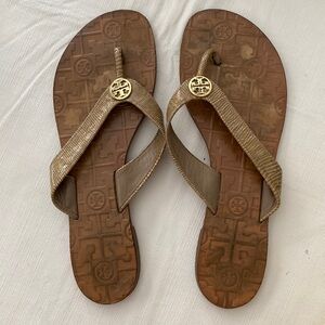 Tory Burch Thora Leather Sandals 9